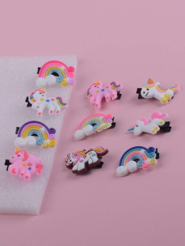 Set de agrafe pentru păr Unicorn 10 buc