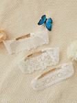 bande pentru cap fetițe, bande confortabile, design elegant, dantelă delicată, culoarea bej, stil unic, confort zilnic, modele universale, set de 3