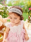 bande pentru cap fetițe, bande confortabile, design elegant, dantelă delicată, culoarea bej, stil unic, confort zilnic, modele universale, set de 3