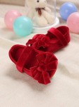 pantofiori de bebeluși, fundițe roșii, confort, eleganță, calitate, stil, bebeluși, magazin, disponibilitate