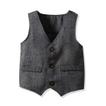 costum băieți elegant, costum copii ocazii speciale, set haine băiat botez, costum copii nuntă, vestă papion băiat, îmbrăcăminte festivă copii