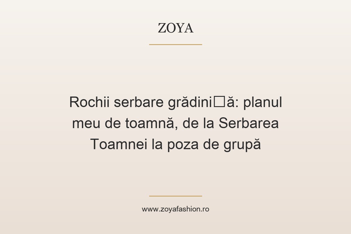 Rochii serbare grădiniță: planul meu de toamnă, de la Serbarea Toamnei la poza de grupă